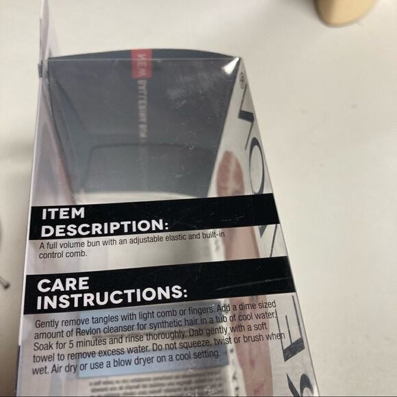 REVLON Ballerina Bun Color Silver Lining New in Box - Picture 3 of 5